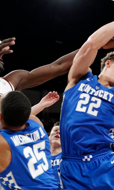 No. 5 Kentucky escapes with 71-67 win over Mississippi St
